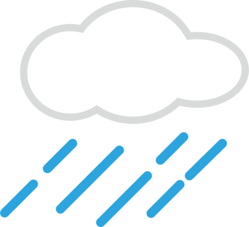cloud with rain emoji
