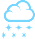 cloud with snow emoji