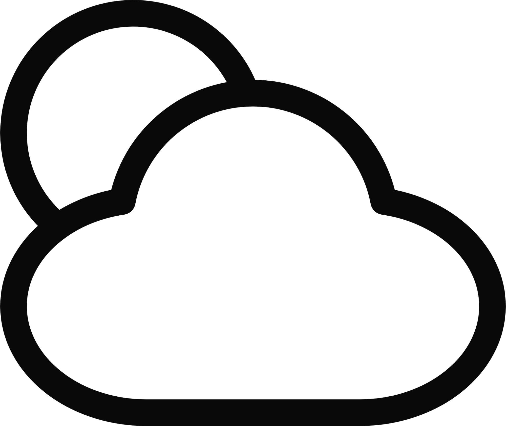 cloudy partially icon