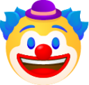 Clown face emoji emoji