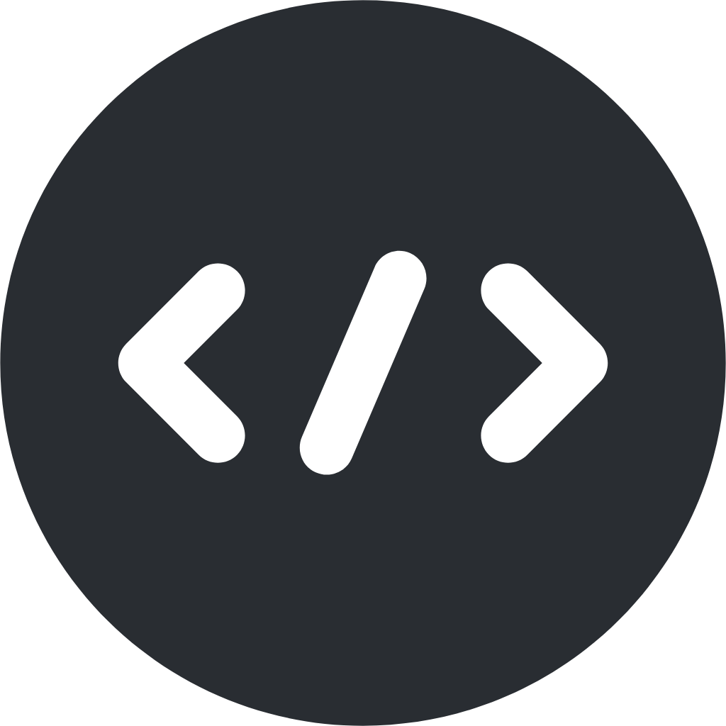code circle icon