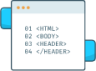 code coding web page online programming html illustration