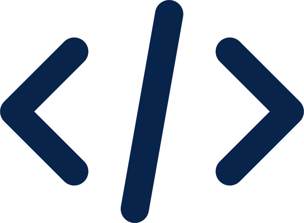 code line development icon