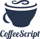 coffeescript original wordmark icon