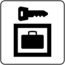 coin lockers icon