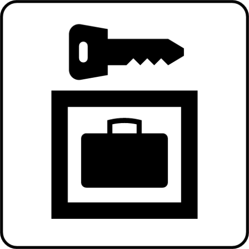 coin lockers icon