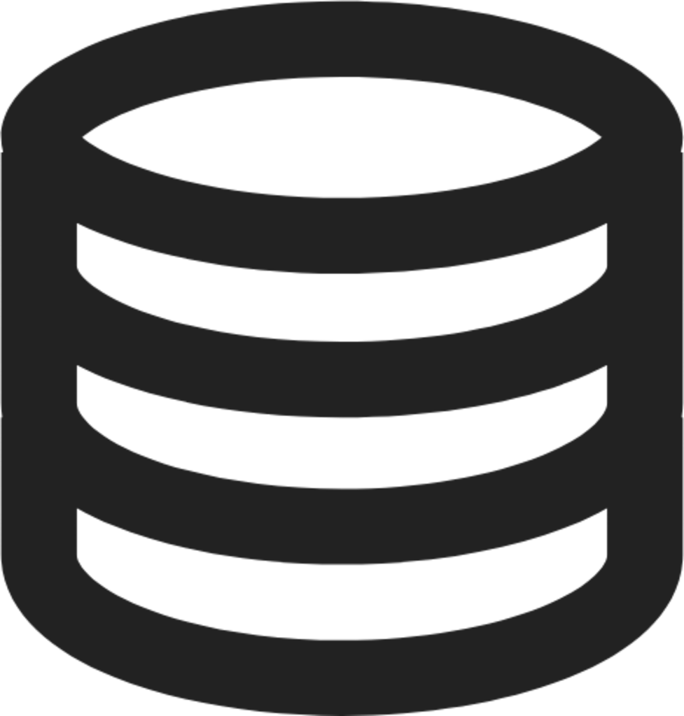 coin stacked drum icon