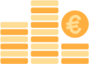 coins euros icon
