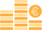 coins euros icon