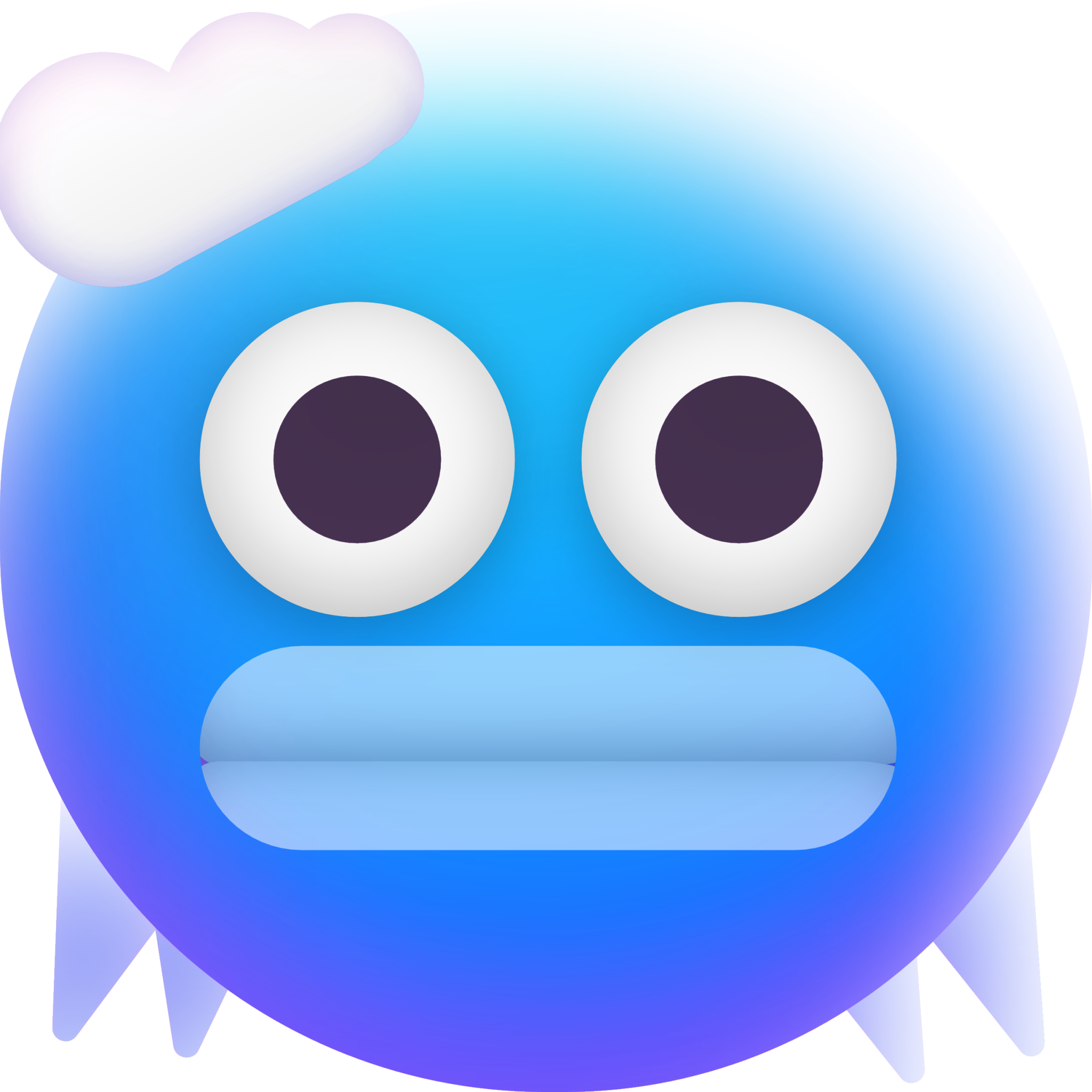 Fearful Face Emoji - Download for free – Iconduck