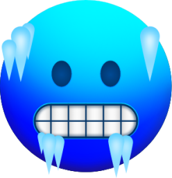 Cold Face Emoji (U+1F976)