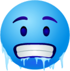 Cold face emoji emoji