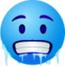 Cold face emoji emoji