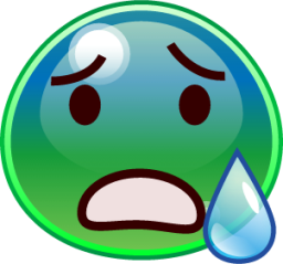 cold sweat (slime) emoji