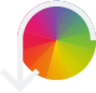 color mode hue shift positive icon