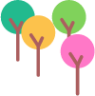 colored forrest icon