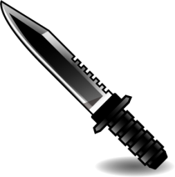 combat knife emoji