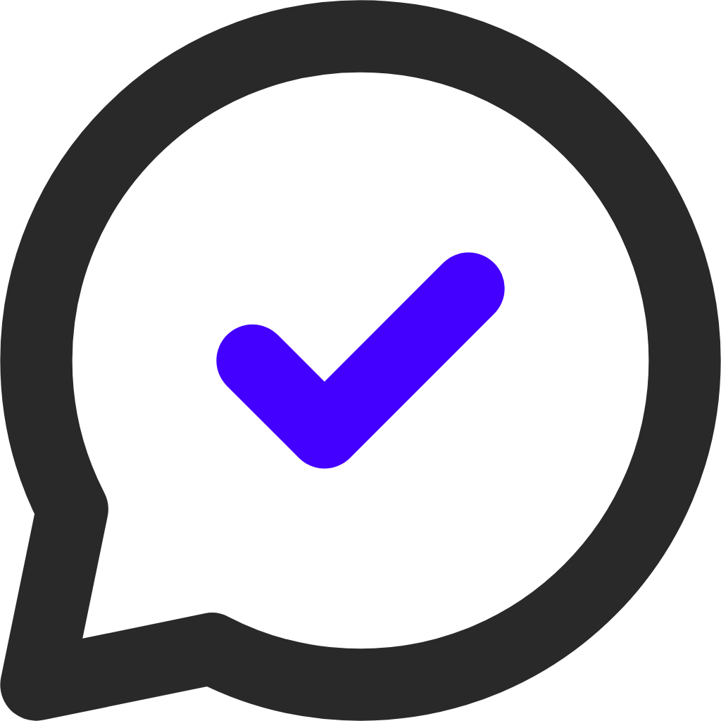 comment check icon