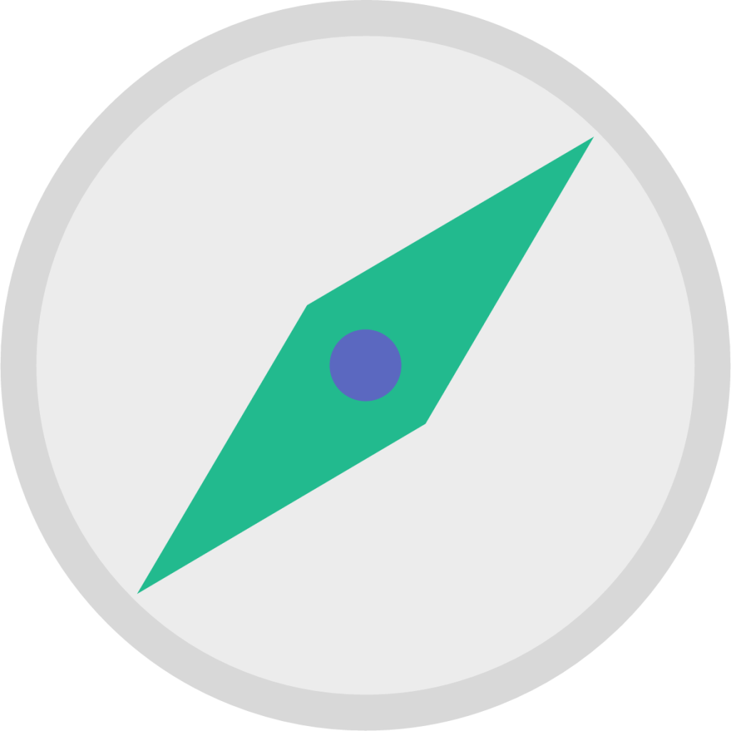 compass diagonal icon