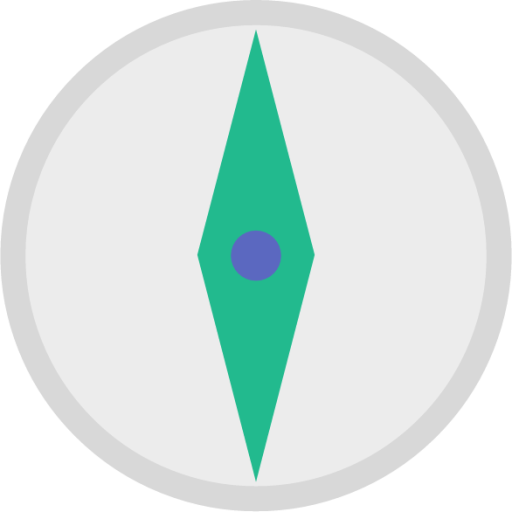 compass vertical icon