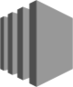 Compute Amazon EC2 (grayscale) icon
