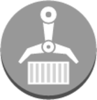 Compute Amazon ECR (grayscale) icon