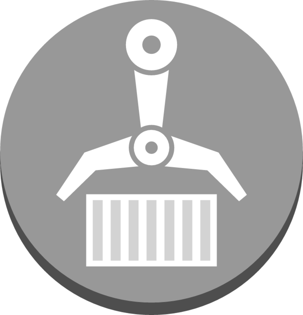 Compute Amazon ECR (grayscale) icon