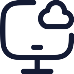 computer cloud icon