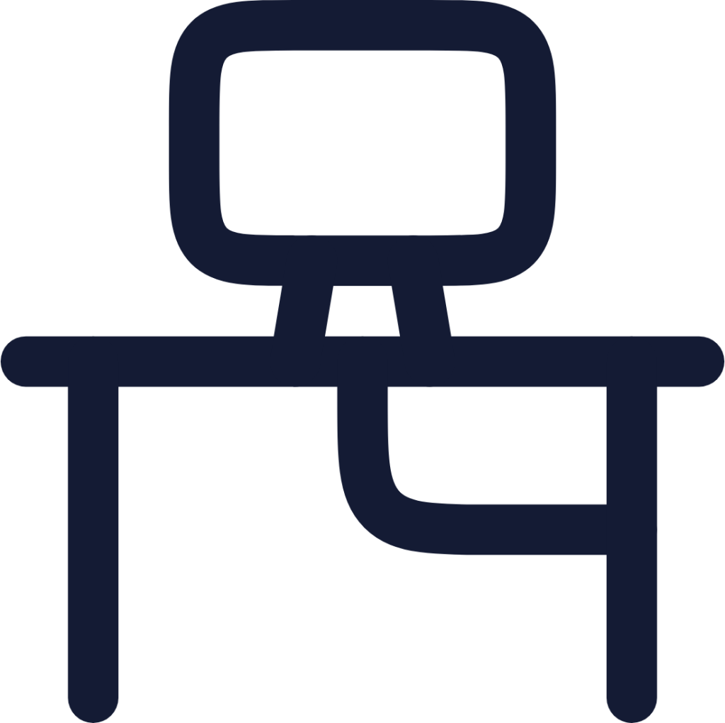 computer desk icon