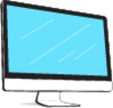 Computer display illustration