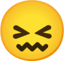 confounded face emoji