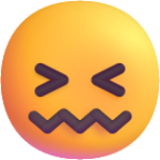 confounded face emoji