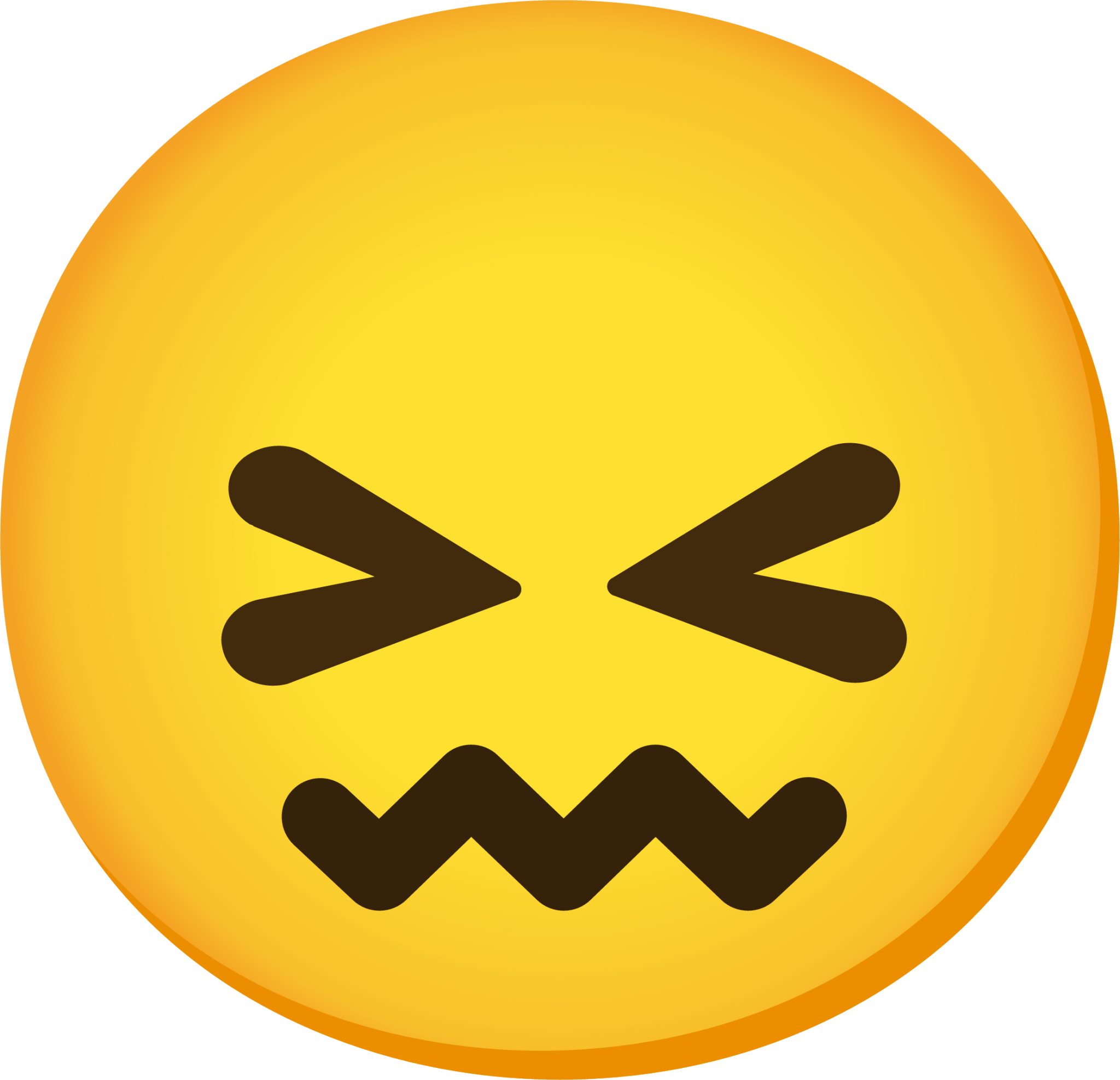 fearful face Emoji - Download for free – Iconduck