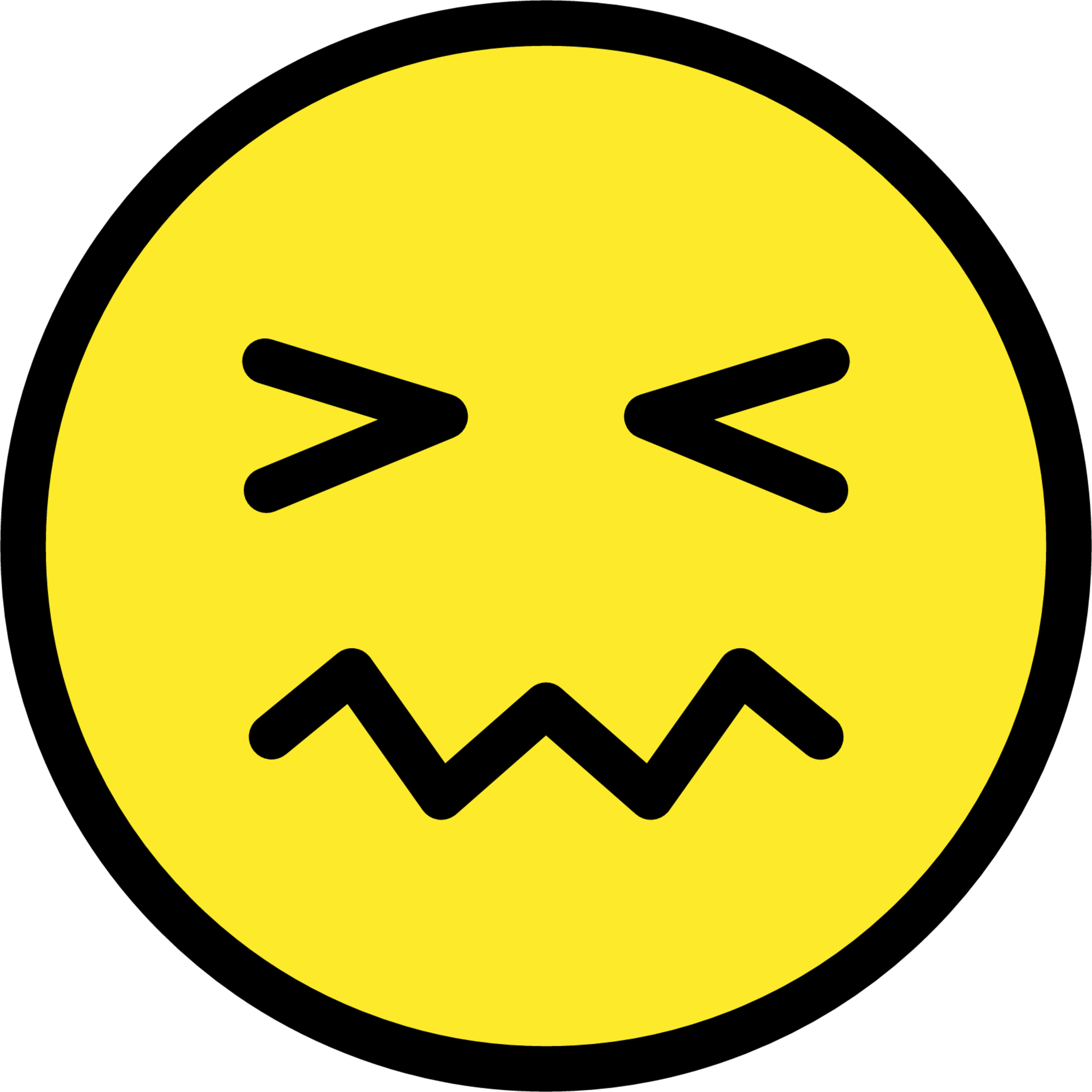 Fearful Face Emoji - Download for free – Iconduck