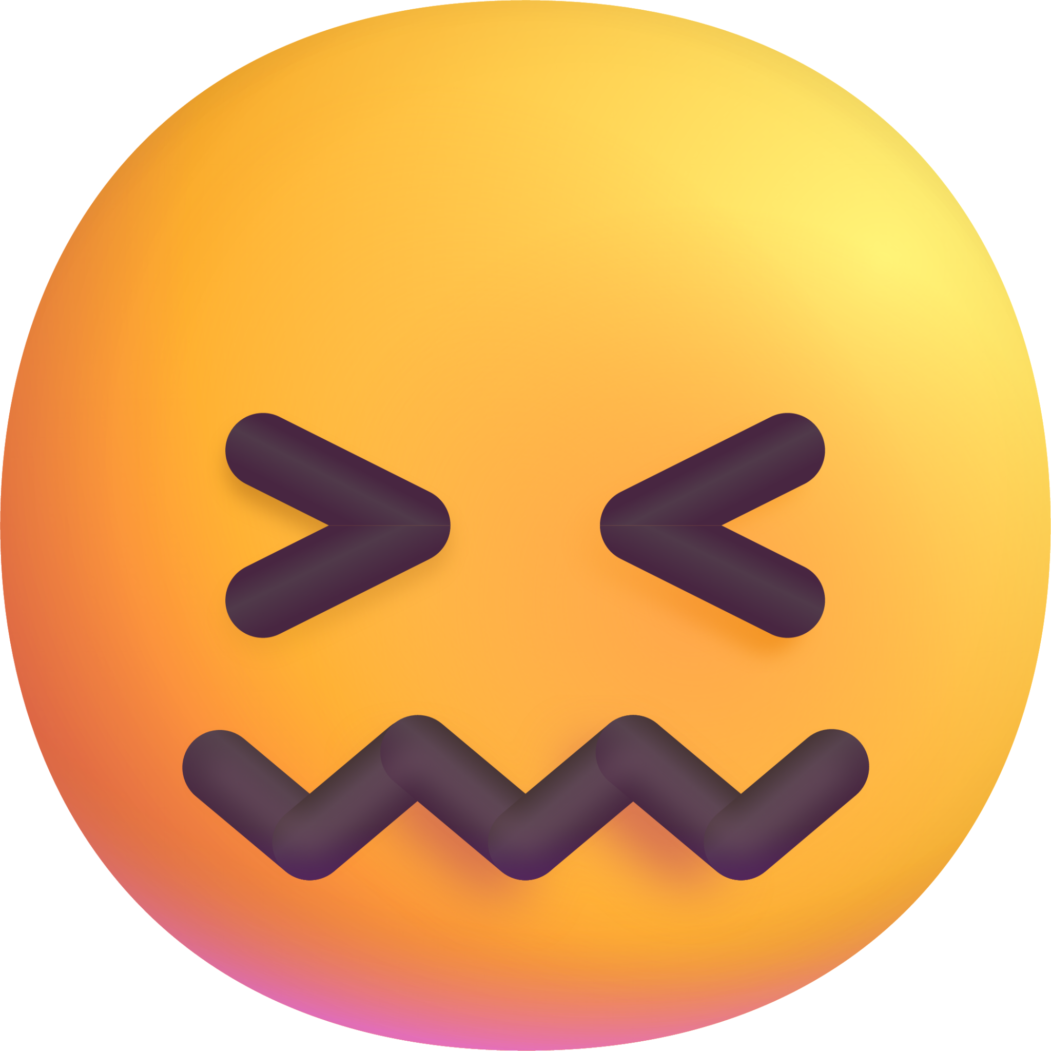 fearful face Emoji - Download for free – Iconduck