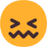 confounded face emoji