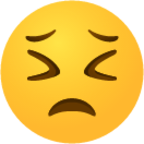 Confounded face emoji emoji