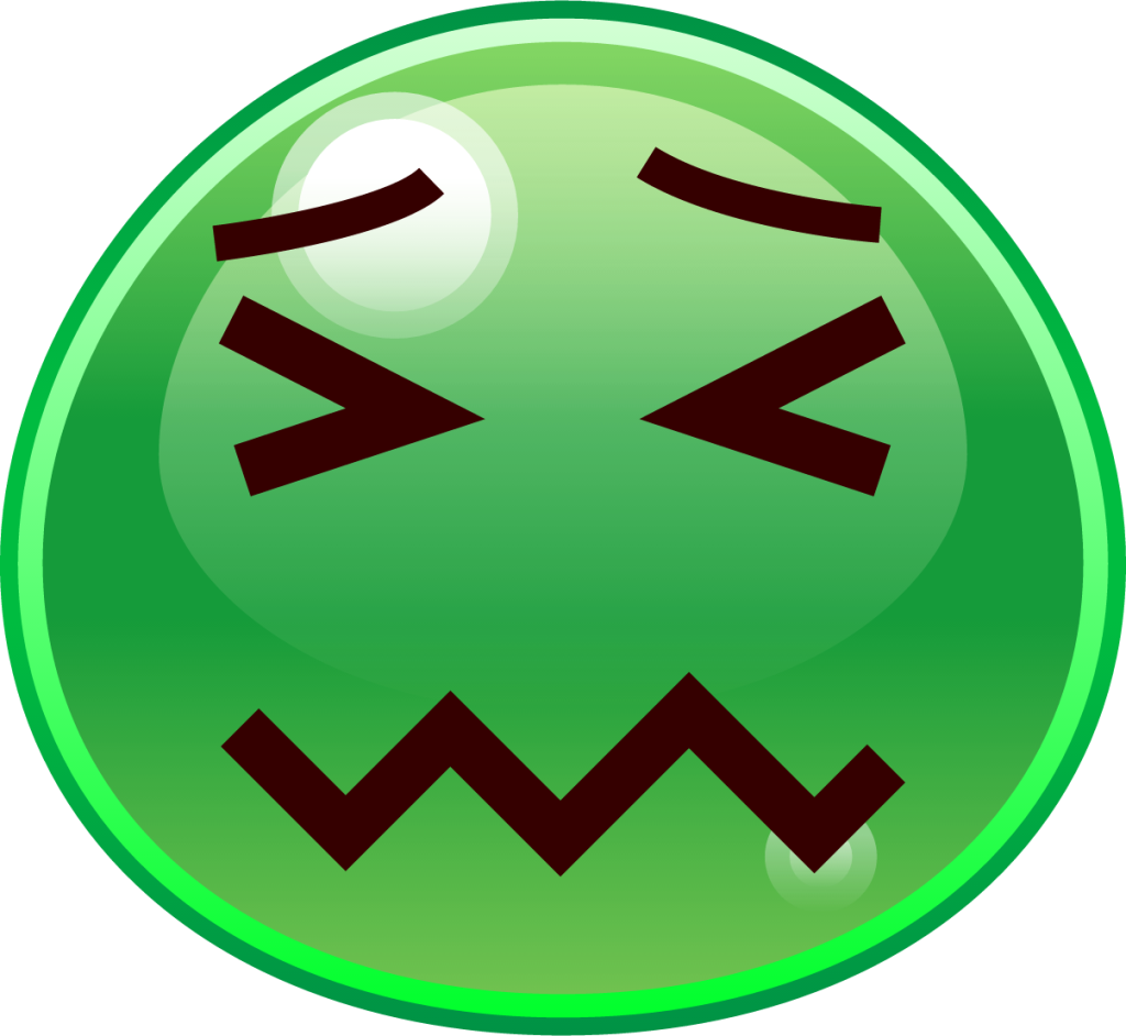 confounded (slime) emoji