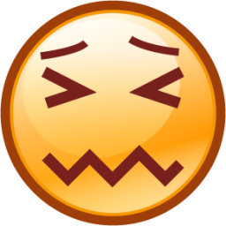 confounded (smiley) emoji