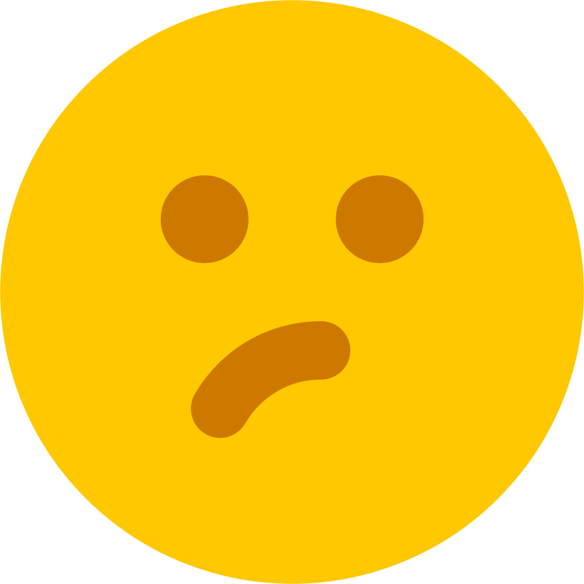 confused face icon