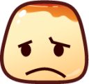 confused (pudding) emoji