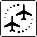 connecting flights v2 icon
