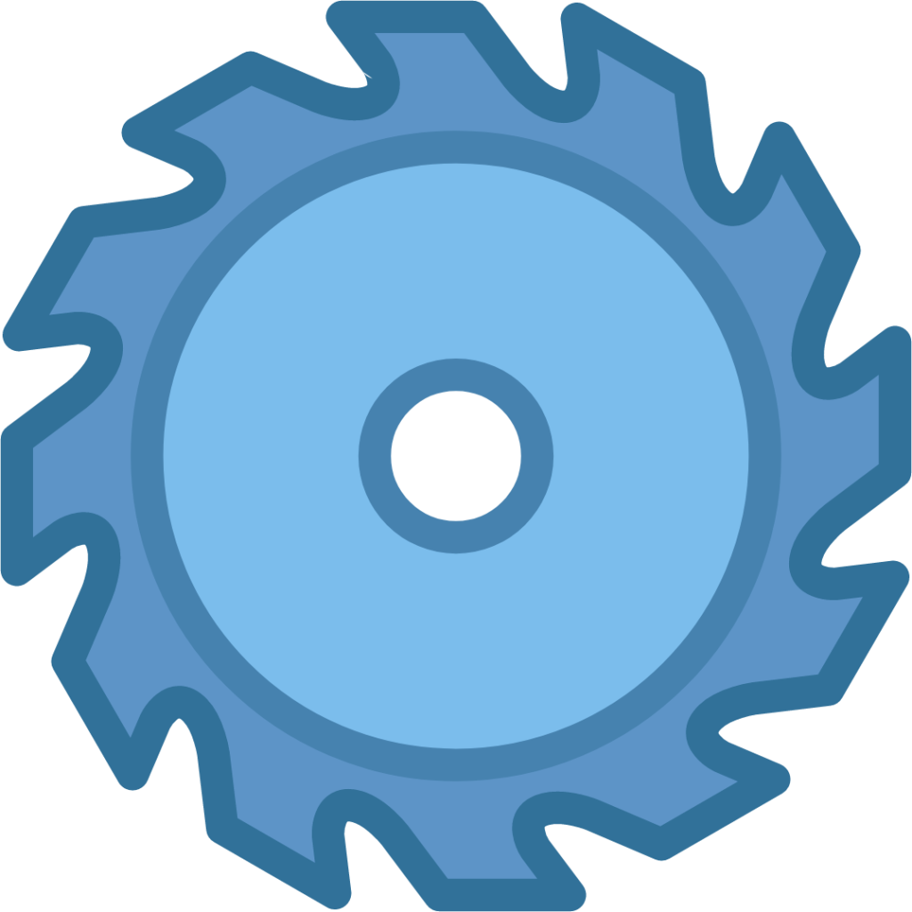 construction circular saw icon