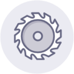construction circular saw icon
