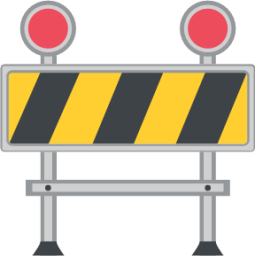 construction sign emoji