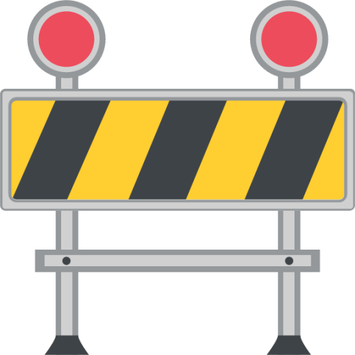 construction sign emoji