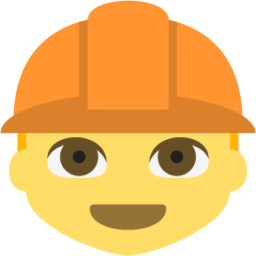 construction worker emoji