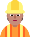 construction worker medium emoji
