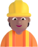 construction worker medium emoji