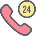 contact 24hr icon